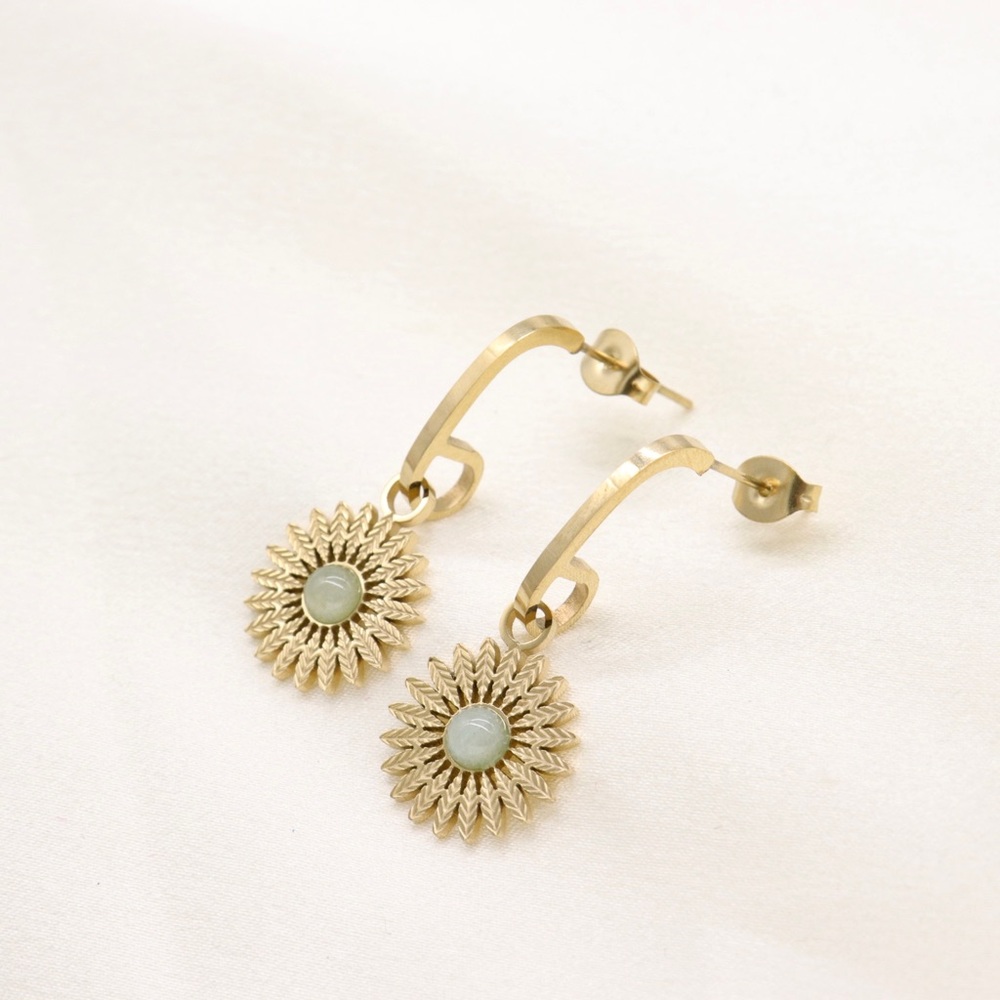 Flower Drop earrings